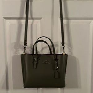 Coach Mollie Tote!! Beautiful bag…used twice!! Silver hardware!!